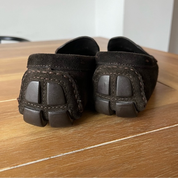 Prada Brown Suede Loafers - Picture 4 of 6